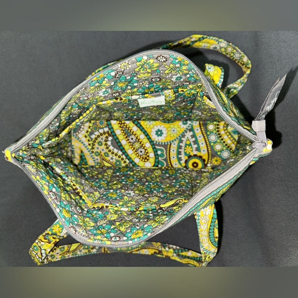 Vera Bradley Lemon Parfait Lot - Tote, Wallet, Cosmetic, ID Zip - Picture 4 of 9